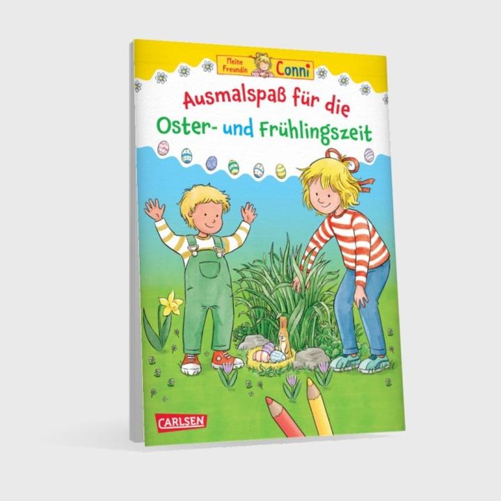 Actual product image Conni Yellow Series (activity book): Colouring fun for Easter and springtime