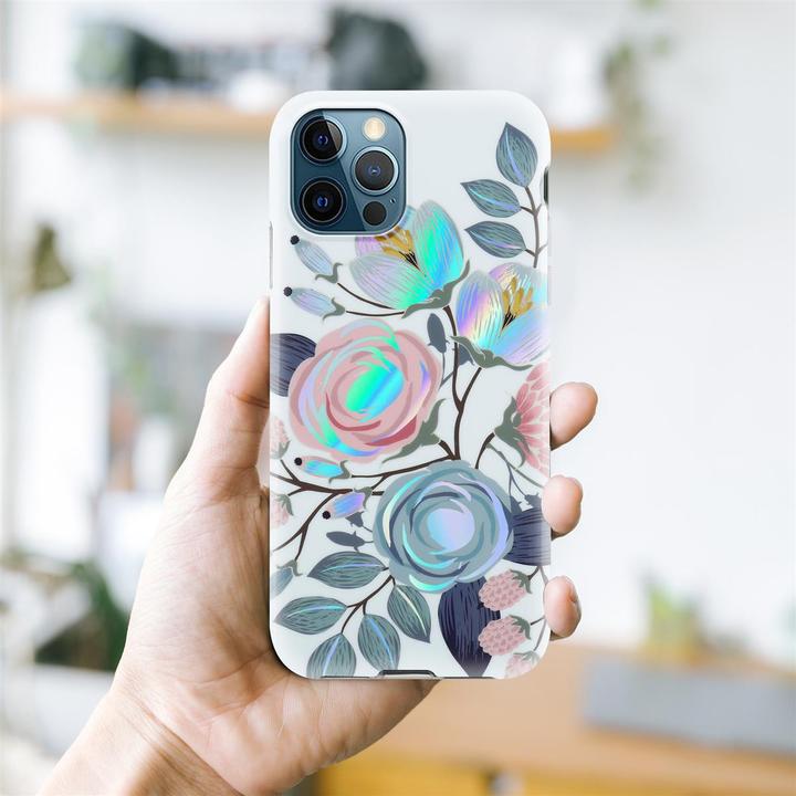 Immagine prodotto Cadorabo IMD TPU Colorful Flowers & Leaves Cover (Apple iPhone 12 Pro Max)
