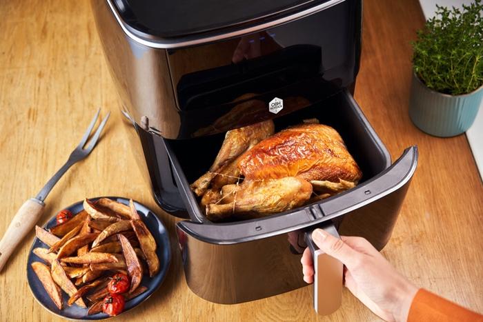 Actual product image OBH Nordica FW2018S0 fryer Single 6.5 L Stand-alone Hot air fryer Black