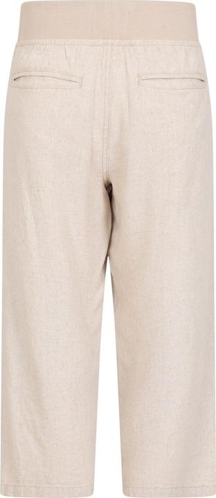 Actual product image Mountain Warehouse Womens/Ladies Skye Linen Blend Capri (34 D)