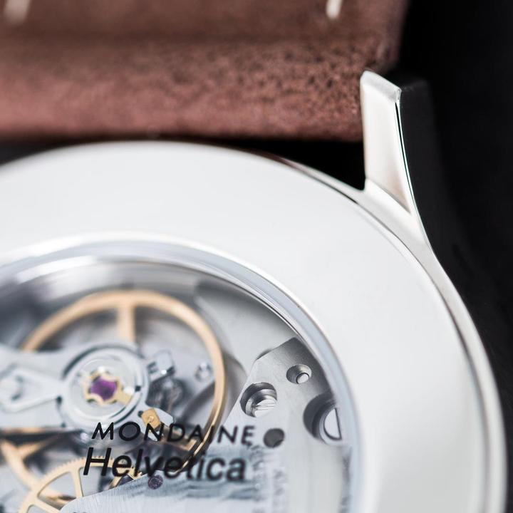 Immagine prodotto Mondaine Helvetica No1 Regular Mechanical (Orologio da polso analogico, Fatto in Svizzera, 40 mm)