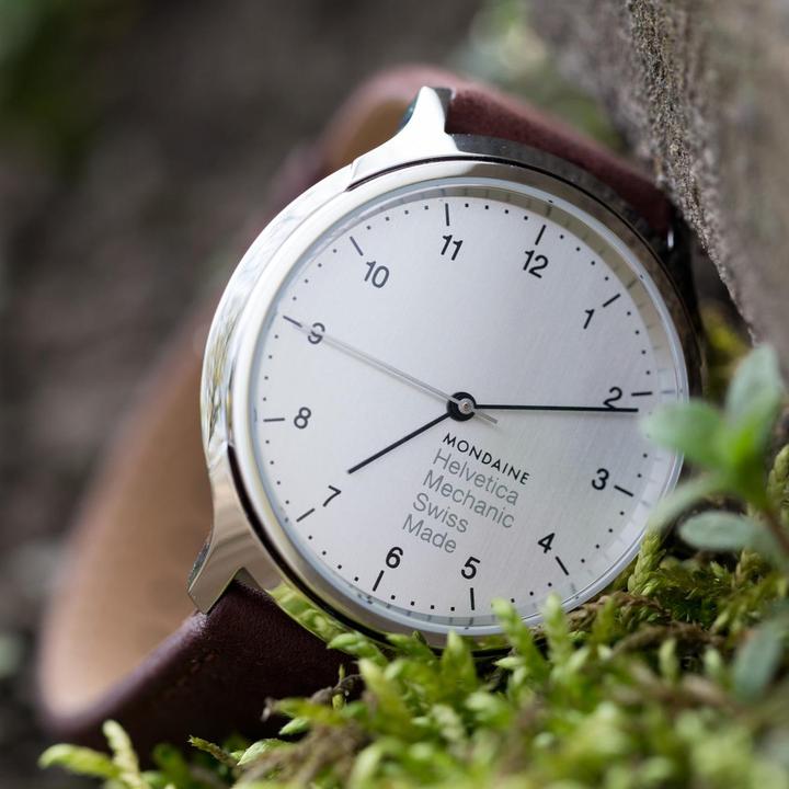 Immagine prodotto Mondaine Helvetica No1 Regular Mechanical (Orologio da polso analogico, Fatto in Svizzera, 40 mm)