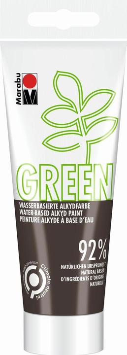 Actual product image Marabu Craft Paint Alkyd Colour Green Cocoa, 100 ml (Dark brown, 100 ml)