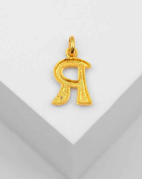 Produktbild Muau Buchstabe (750, Weissgold, 18K Gelbgold)