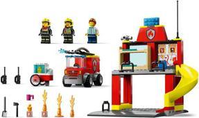 Actual product image LEGO Fire station and fire truck (60375, LEGO City)
