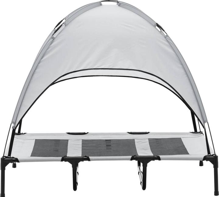 Immagine prodotto Wiesenfield Brandina per cani con tettuccio - 122.5 x 91.5 x 109 cm - Grigia (Gatto, Cane)