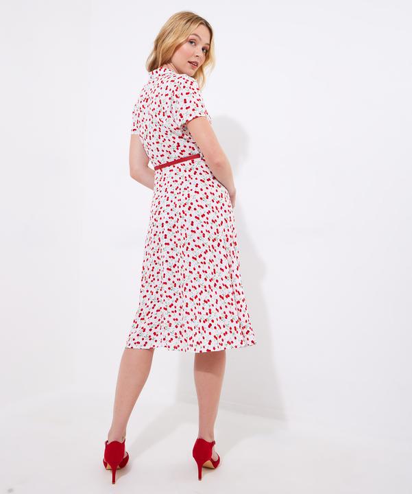 Actual product image Joe Browns Cherry Print Tie-Waist Midi (42)