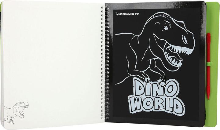 Actual product image Depesche Dino World- Magic Scratch Colouring Book