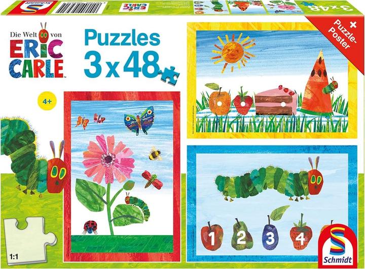 Actual product image Schmidt Spiele The world of the en caterpillar glutton (48 pieces)