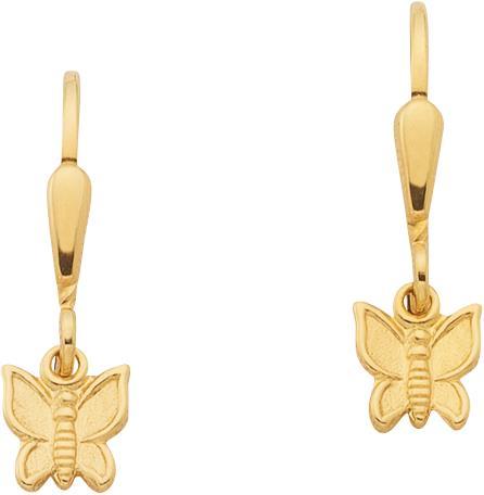 Produktbild Caroussel Ohrhänger Schmetterling (Gold)