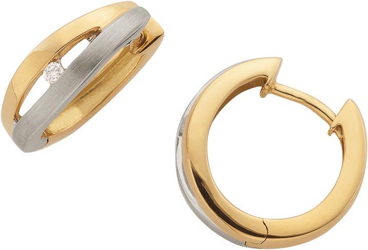 Produktbild Bijou Classic Ohrschmuck Scharniercreole (Paar) (Gold)