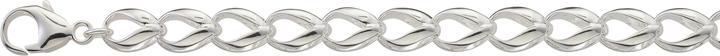 Actual product image Bijou Classic Bracelet Fantasie 19 cm (19 cm, Silver)
