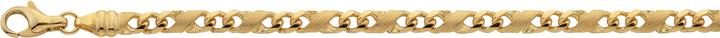 Actual product image Bijou Classic Collier 8er-Kette poliert/sattiniert 45 cm (Gold)