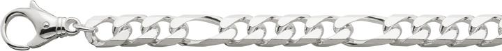 Bijou Classic Bracelet Figaro geschliffen 21 cm (21 cm, Silber)