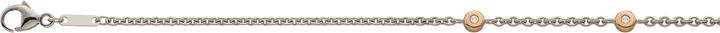 Produktbild Bijou Classic Bracelet Rundanker mit Brill. 19 cm (19 cm, Gold)