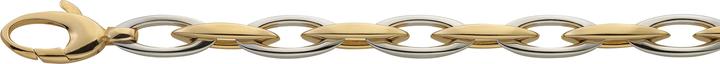Actual product image Bijou Classic Bracelet Fantasie halbmassiv 19 cm (19 cm, Gold)