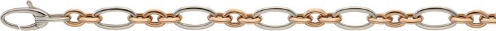 Bijou Classic Bracelet Fantasie halbmassiv 19 cm (19 cm, Gold)