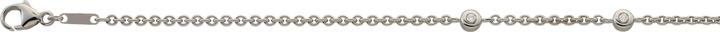 Bijou Classic Bracelet Rundanker mit Brill. 19 cm (19 cm, Gold)