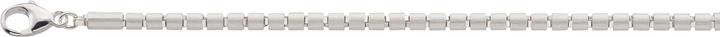 Bijou Classic Bracelet Ru sattiniert 19 cm (19 cm, Silber)