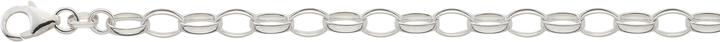 Produktbild Bijou Classic Charmbracelet weiss 19 cm (19 cm, Silber)