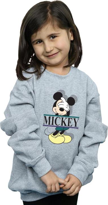 Actual product image Disney Girls Mickey Mouse Letters Sweatshirt (128)