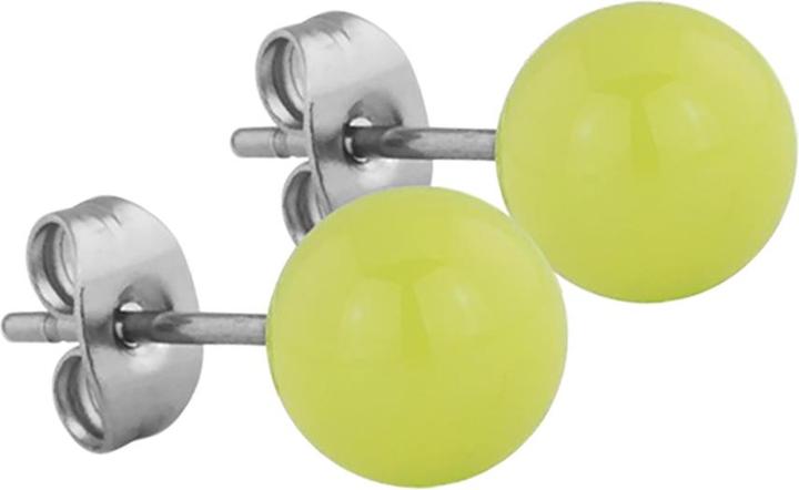 Image du produit Star Piercing Boucles d'oreilles jaune boule (Acier chirurgical 316L, sans laiton)
