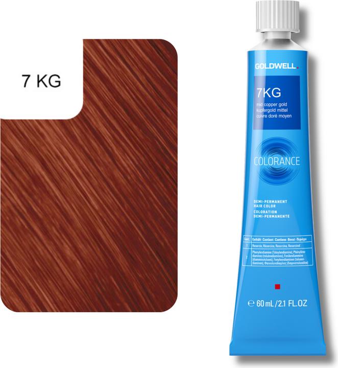Actual product image Goldwell Colorance Tube Demi-Permanente (7KG copper-gold medium)