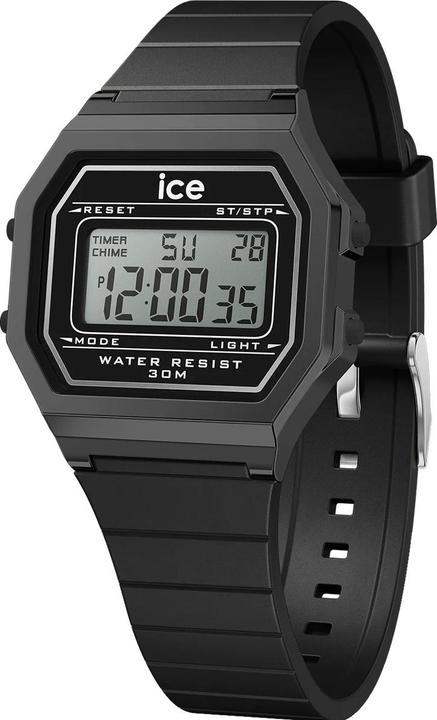 ICE Watch Ice Digit Retro Schwarz Small (Digitaluhr, 32 mm)