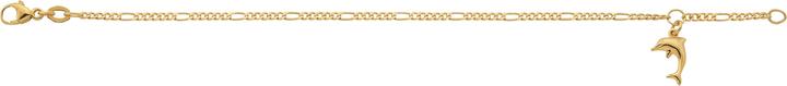 Produktbild Bijou Classic ID-Bracelet Figaro mit Delfin 16 cm (16 cm, Gold)
