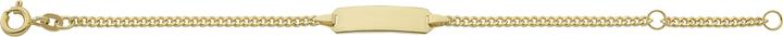 Actual product image Caroussel ID-Bracelet Panzer geschliffen 14 cm (14 cm, Gold)