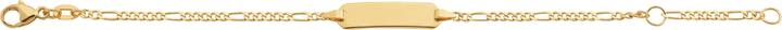 Immagine prodotto Caroussel ID-Bracelet Figaro 14 cm (14 cm, Oro)