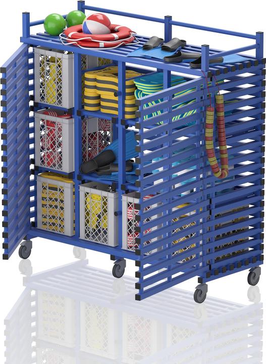 Produktbild Sport-Thieme Regalwagen aus Kunststoff 12 Fächer