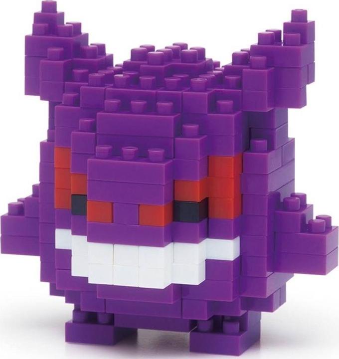 Actual product image Nanoblock Pokemon Gengar