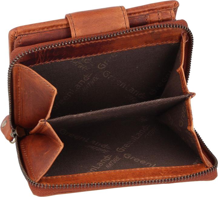Immagine prodotto Greenland Nature Portafoglio Soft & Safe RFID in pelle 10 cm