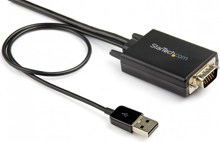 Immagine prodotto StarTech .com 2 m (6.6 ft.) cavo adattatore da VGA a HDMI con USB Audio (2 m, USB, VGA, HDMI)