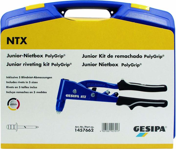Immagine prodotto Gesipa Assortimento di rivetti ciechi Junior Rivet Box PolyGrip (275 mm)