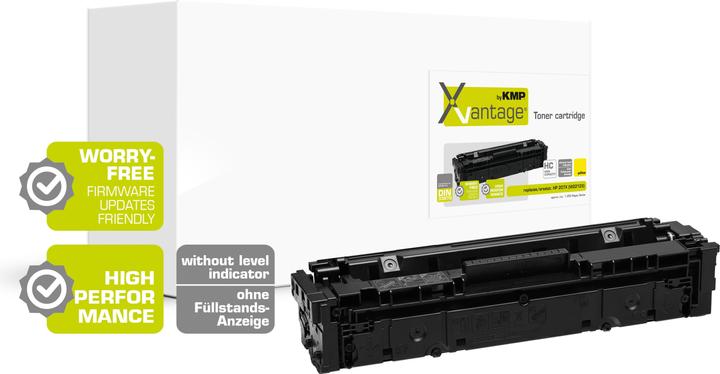 Actual product image KMP XVantage toner HP207X (W2212X) 2450 pages yellow remanufactured