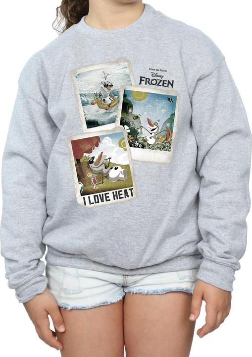Immagine prodotto Disney Frozen Olaf Polaroid Felpa Ragazze (140, 146)
