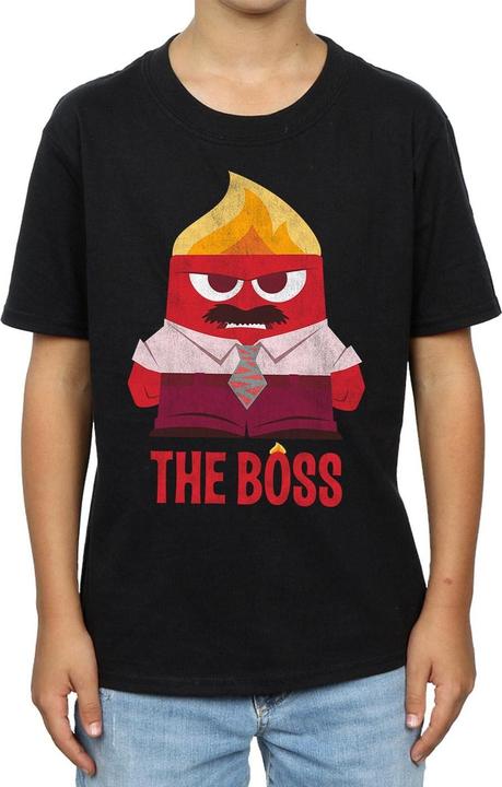 Actual product image Disney Boys Inside Out Anger The Boss T-Shirt (140, 146)