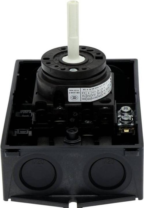 Actual product image Eaton Isolator 20A 3 Pole with black handle