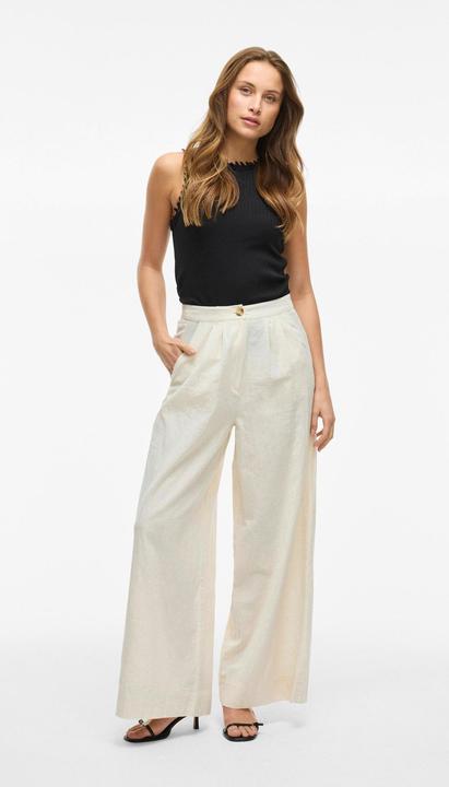 Produktbild Vila VIETNI High Waist Hose mit weitem Bein (44)