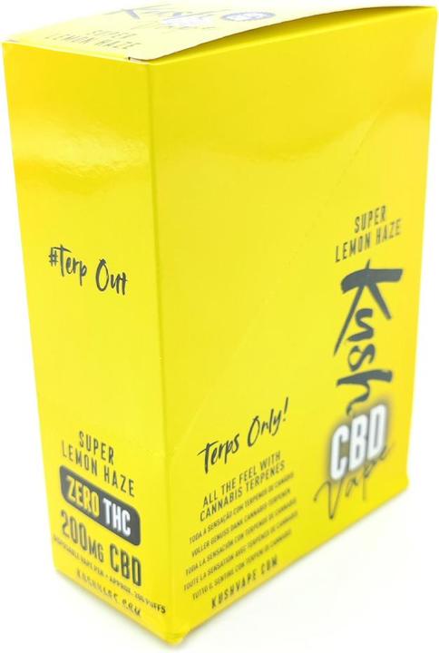 Actual product image Kush CBD Vape CBD Lemon Haze - E-cigarette (Citrus)