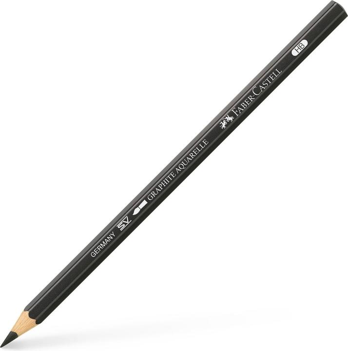 Actual product image Faber-Castell Pencil Graphite Watercolours Set of 5 with brushes (3.30 mm, 6 x)