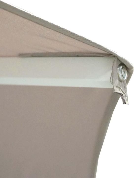 Immagine prodotto Mendler Ombrellone Meran II, ombrellone da gastronomia, Ø 5m poliestere/palo in alluminio bianco 28kg - (5 m)
