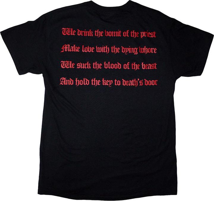 Actual product image Venom Unisex Adult Black Metal Back Print T-Shirt (S)