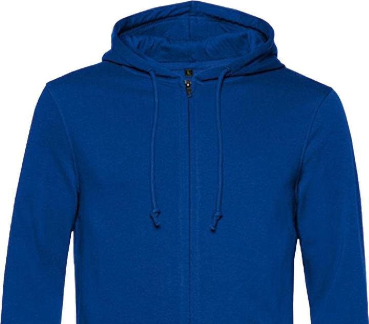 Actual product image B&C Mens Organic Zipped Hoodie (S)