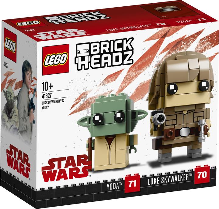 Produktbild LEGO Luke Skywalker und Yoda (41627, LEGO Brickheadz)