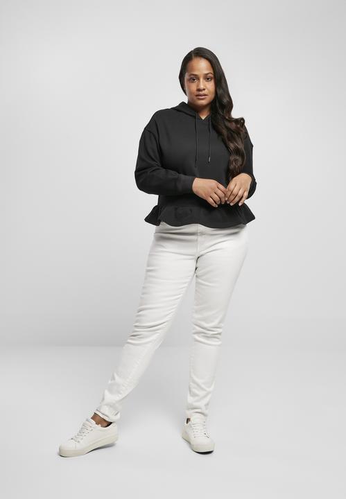 Actual product image Urban Classics Ladies Organic Flounces Hoody - 12522 (S)