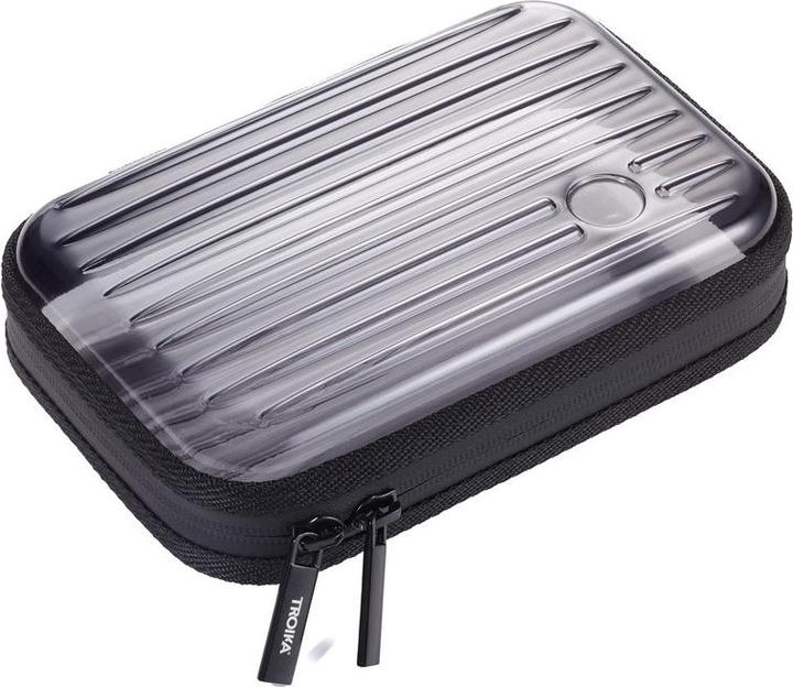 Produktbild Troika CLEAR CASE Reiseetui, schwarz/transparent (Tasche)