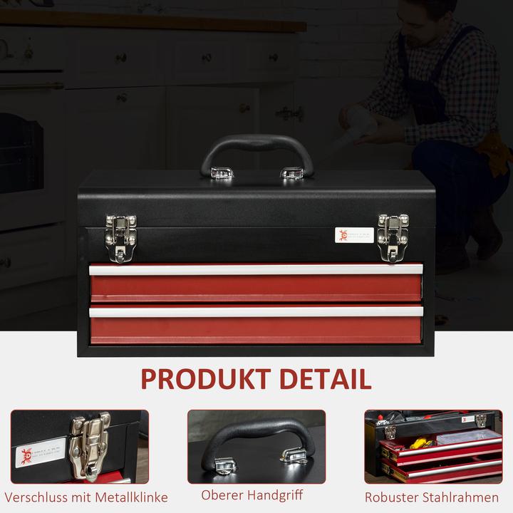 Actual product image Durhand Tool box with 2 drawers (1 pieces)